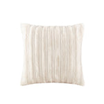 Ivory  Pillow 20 In. and Throw 50 in. x 60 in.