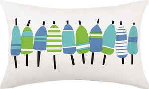 Blue Buoys Pillow 12 in. x 20 in.