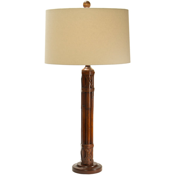 Rattan Trail Table Lamp