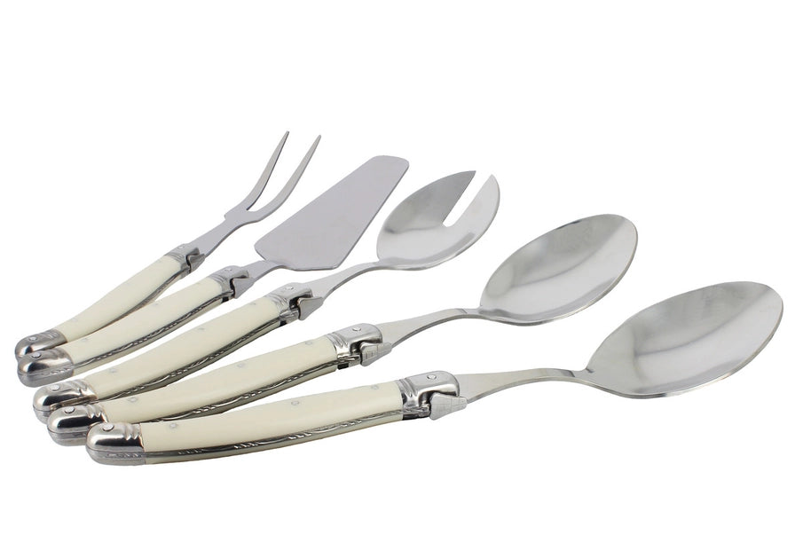 French Home Laguiole 5 Piece Hostess Set - Faux Ivory