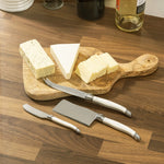 French Home 3-Piece Laguiole Cheese Knife Set with Faux Ivory Handles