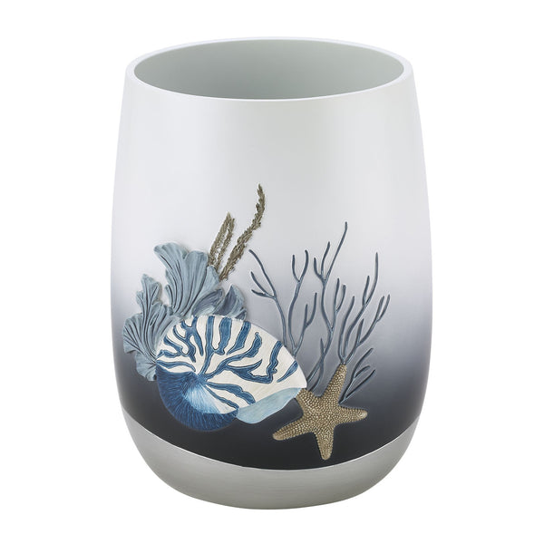 Blue Lagoon Wastebasket
