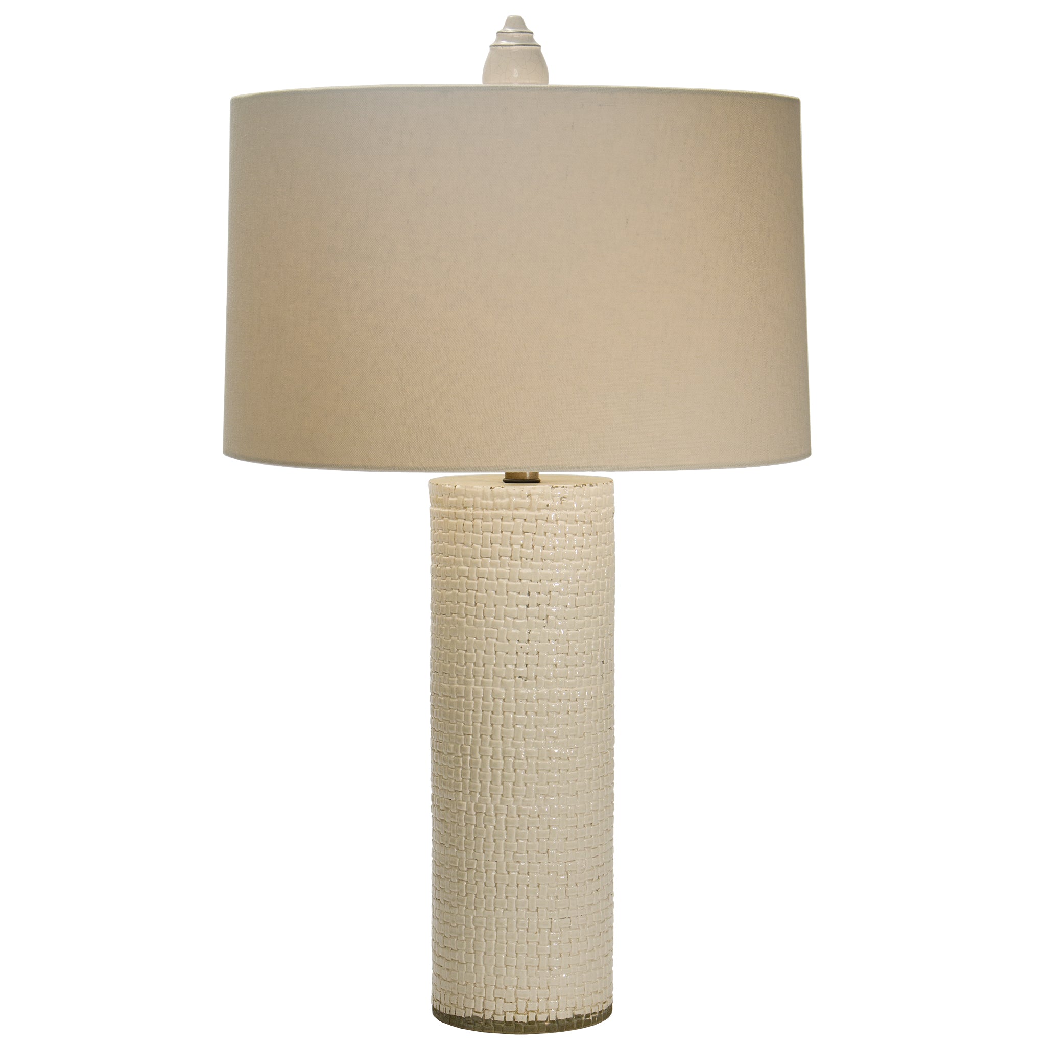 Woven Breeze Column Table Lamp
