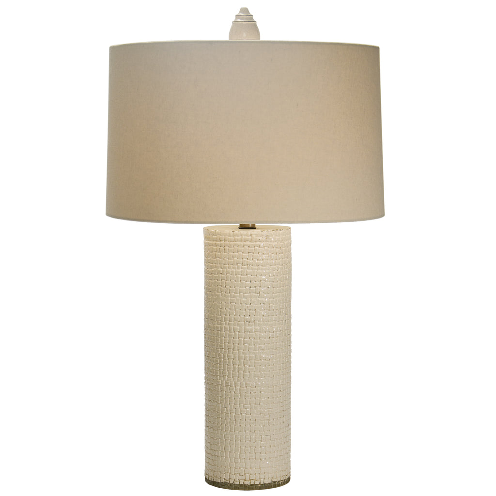 Woven Breeze Column Table Lamp