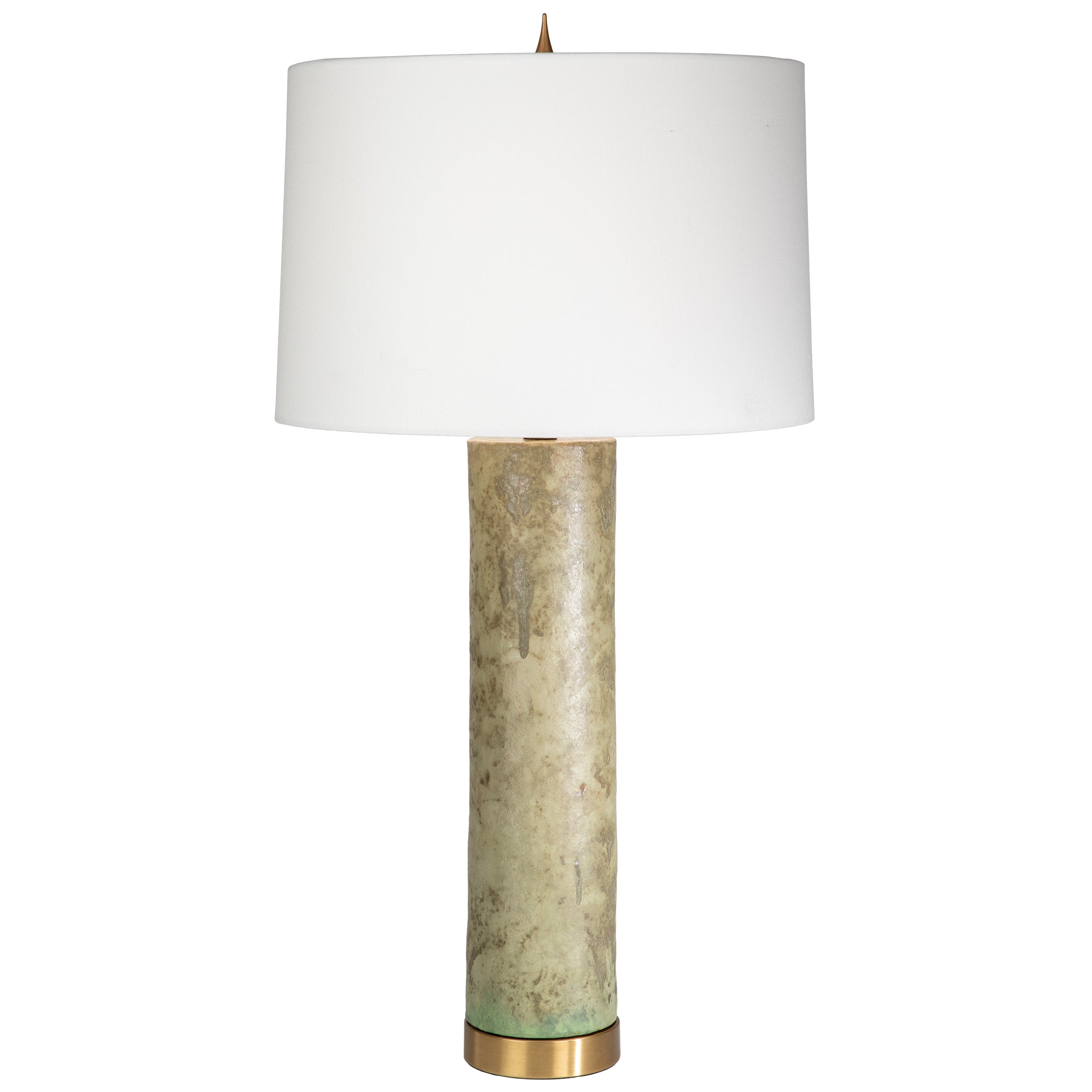 Shannon Green Reactive Glaze Table Lamp
