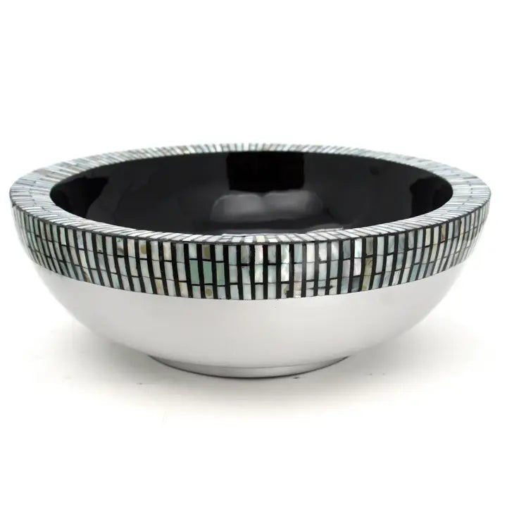 Grey Mother of Pearl Bowl