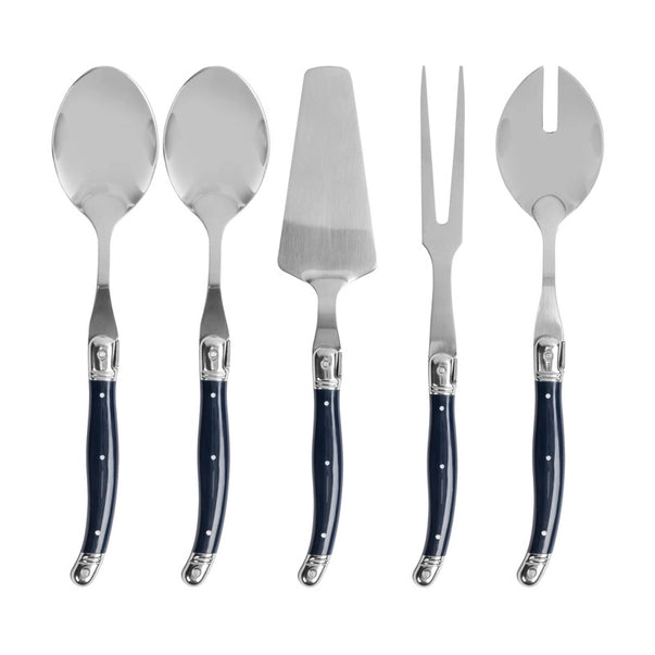 French Home Laguiole 5 Piece Hostess Set - Navy Blue