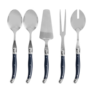 French Home Laguiole 5 Piece Hostess Set - Navy Blue