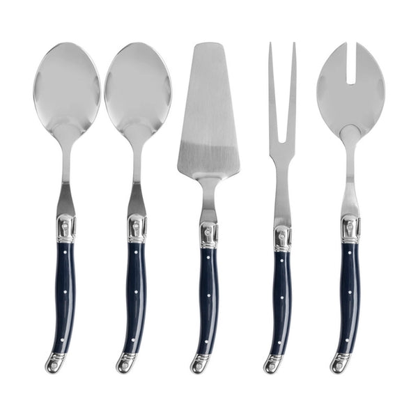 French Home Laguiole 5 Piece Hostess Set - Navy Blue