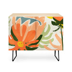 Flowers Rain Summer Floral Credenza