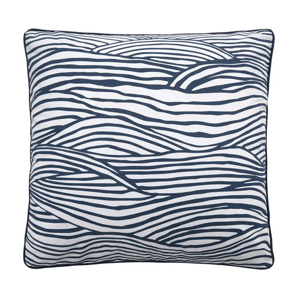 Waves Indoor/Outdoor Printed Pillow - Kate Nelligan