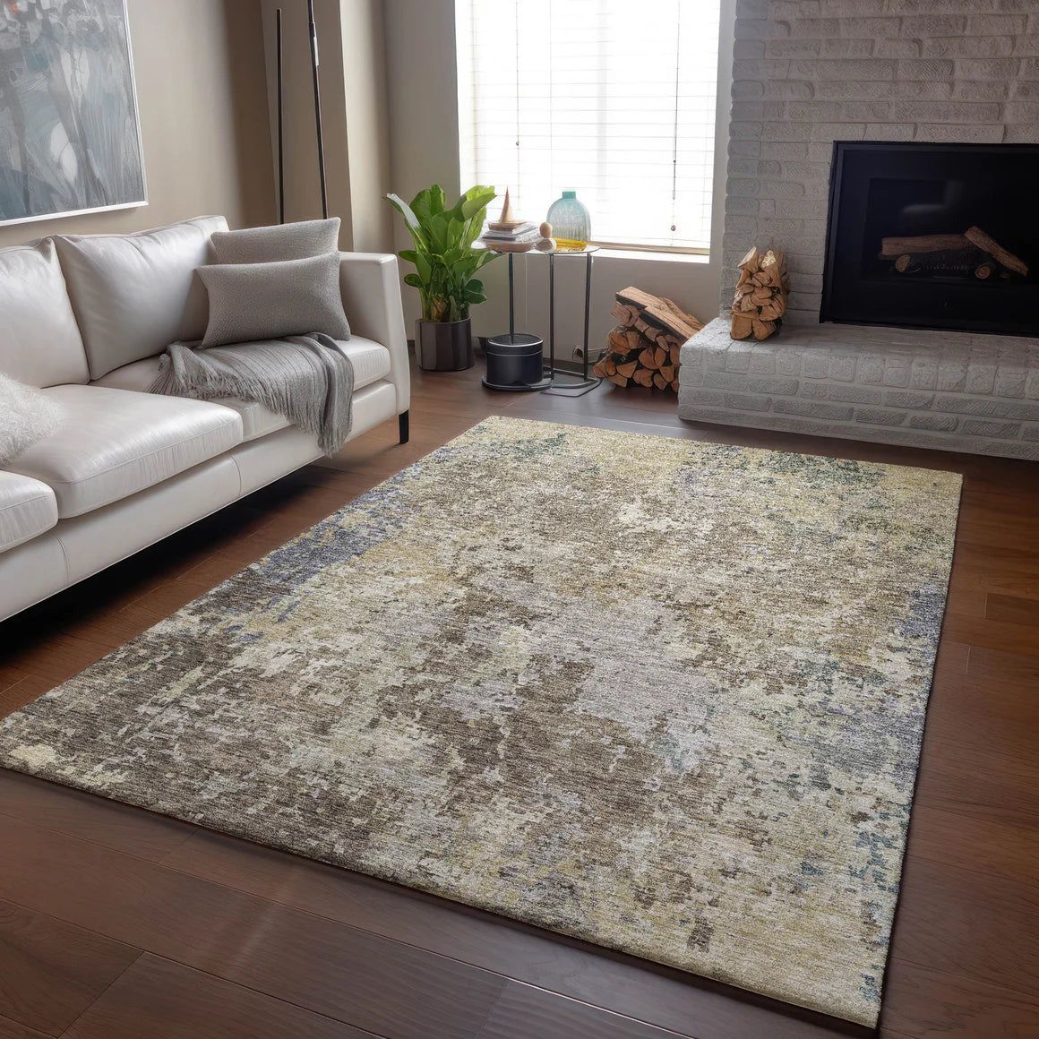 Biege Color Rug Bresca Beige Rug