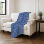 Voyage Navy Throw Blanket