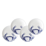 Caskata Crab Blue Small Plate (Set of 4)