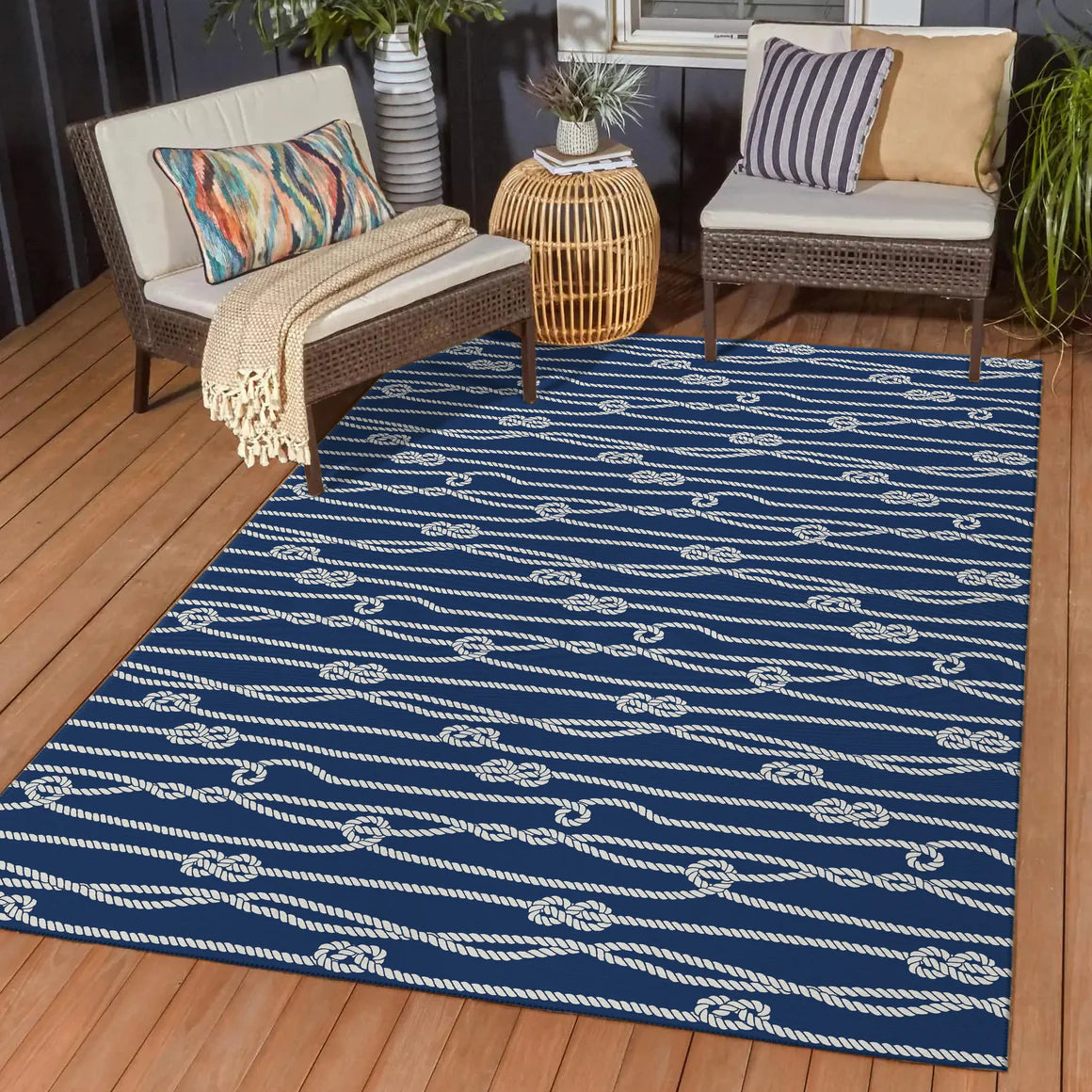 Harbor Navy Rug
