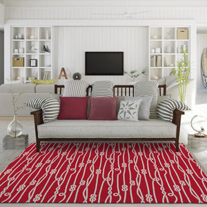 Harbor Red Rug