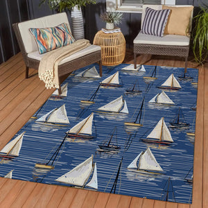 Harbor Navy Rug
