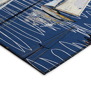 Harbor Navy Rug