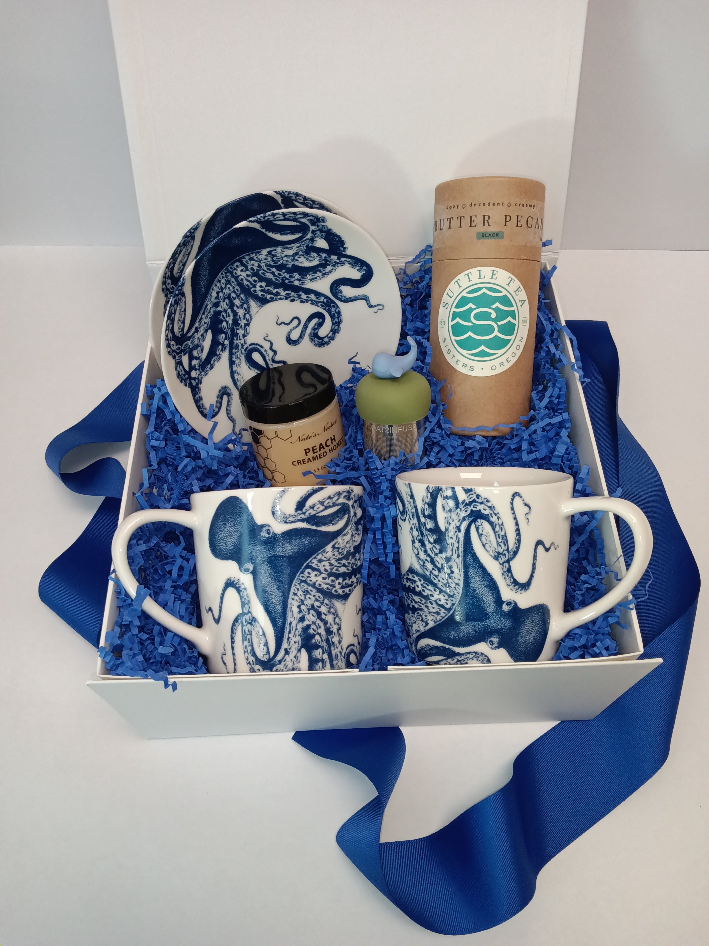 Tea by the Sea Gift Box Lucy the Octopus Design