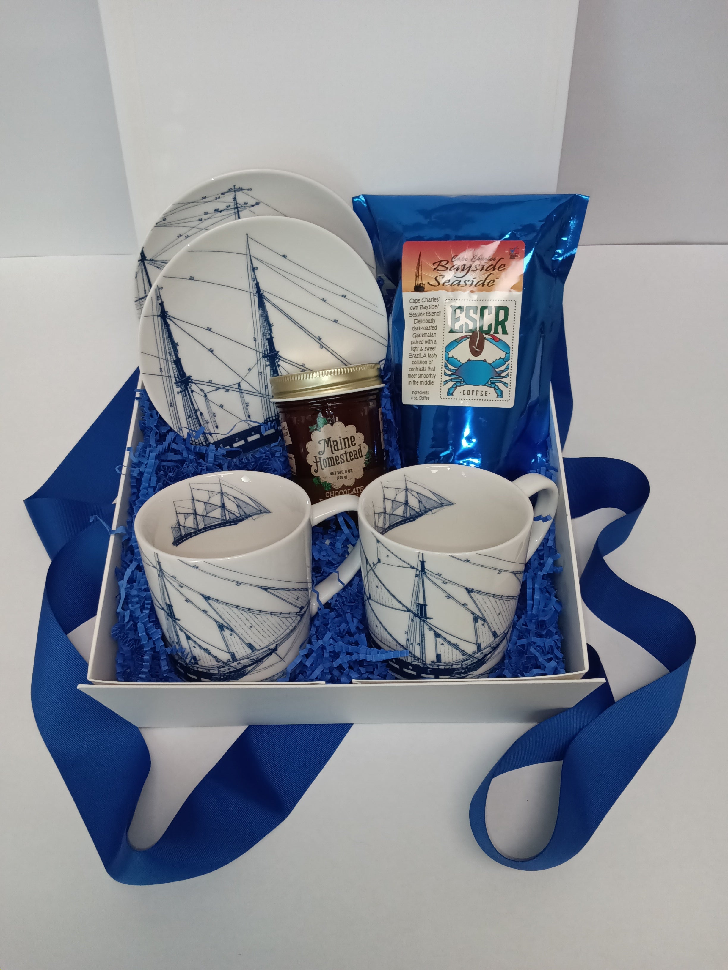 Coffee by the Coast Gift Box Rigging Design
