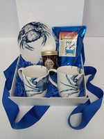 Coffee by the Coast Gift Box  Blue Crab Design