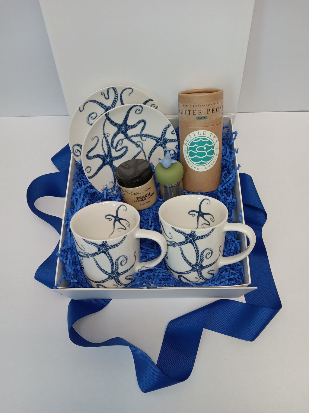 Tea by the Sea Gift Box Starfish Design