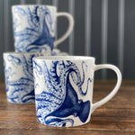 Caskata Lucy Blue Mug (Set of 4)