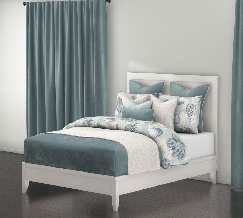 Ocean Bloom Luxury Coastal Bedding Collection