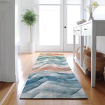 Pacifica Teal Copper Rug