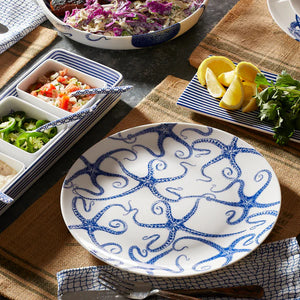 Caskata Starfish Coupe Dinner Plates (Set of 4)