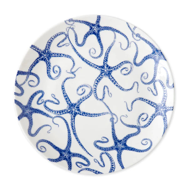 Caskata Starfish Coupe Dinner Plates (Set of 4)