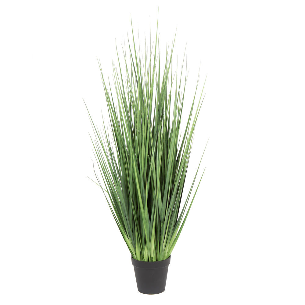 60" Artificial Potted Extra Full Green Grass