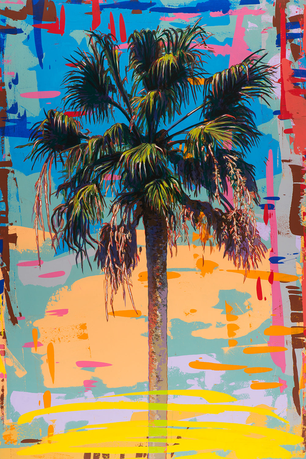 Palm 2 Canvas Art Print - Artist David Palmer