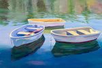 Floating Trio Canvas Art Print - Artist Kay Carlson