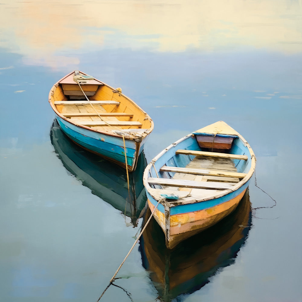 Boatscape 1 Giclee Canvas Print - Artist Irena Orlov