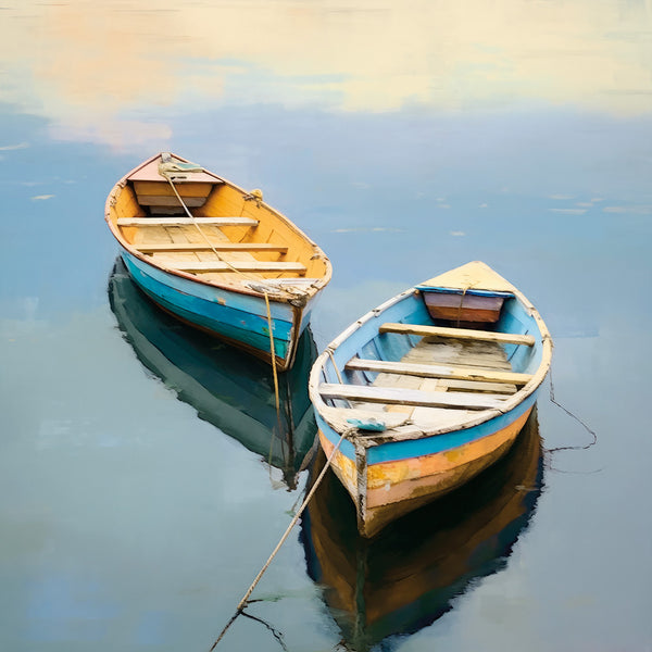 Boatscape 1 Giclee Canvas Print - Artist Irena Orlov