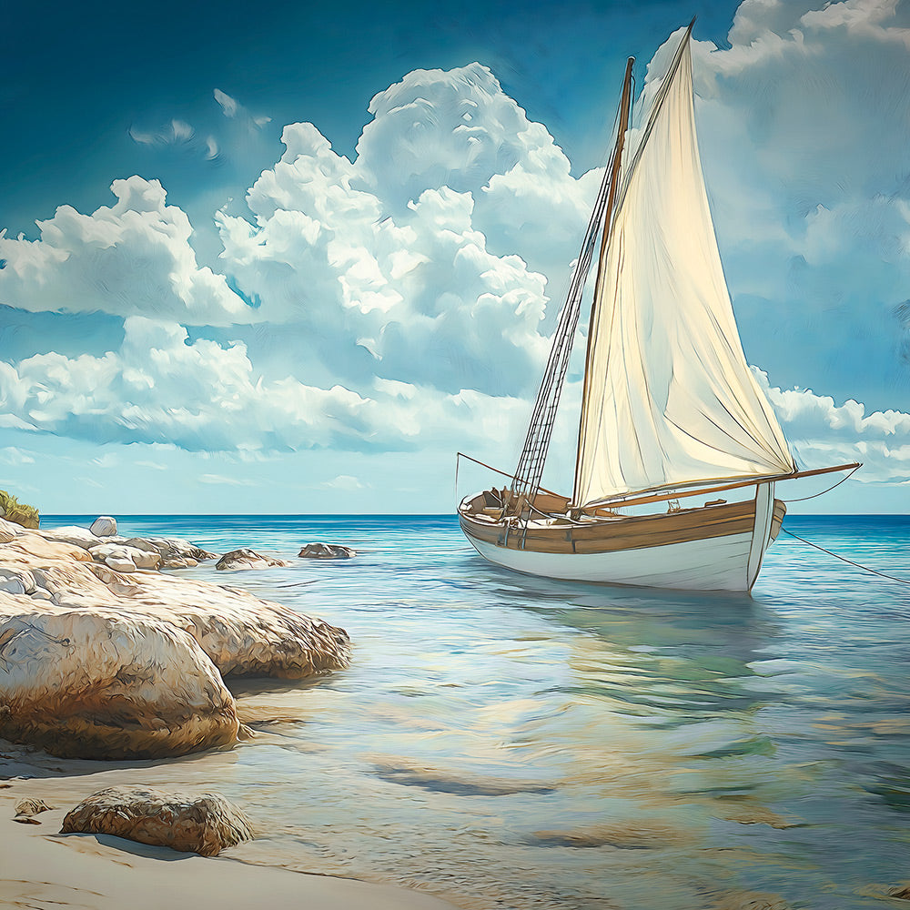 Restful Waters Giclee Canvas Print - Artist Steve Hunziker