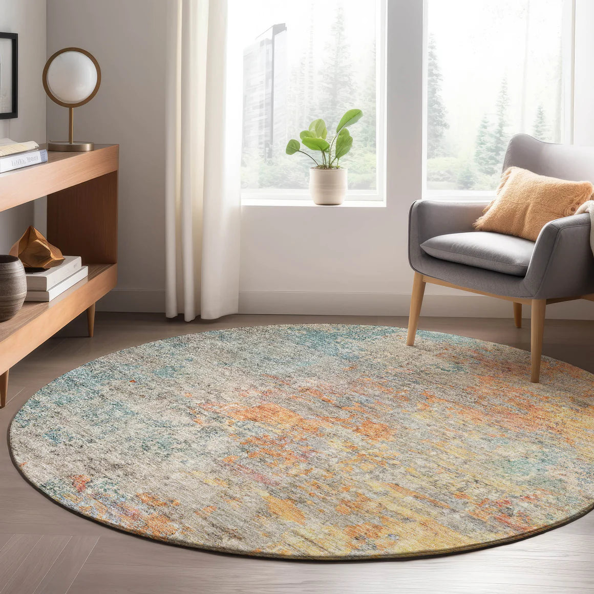 Trevi Teal Rug