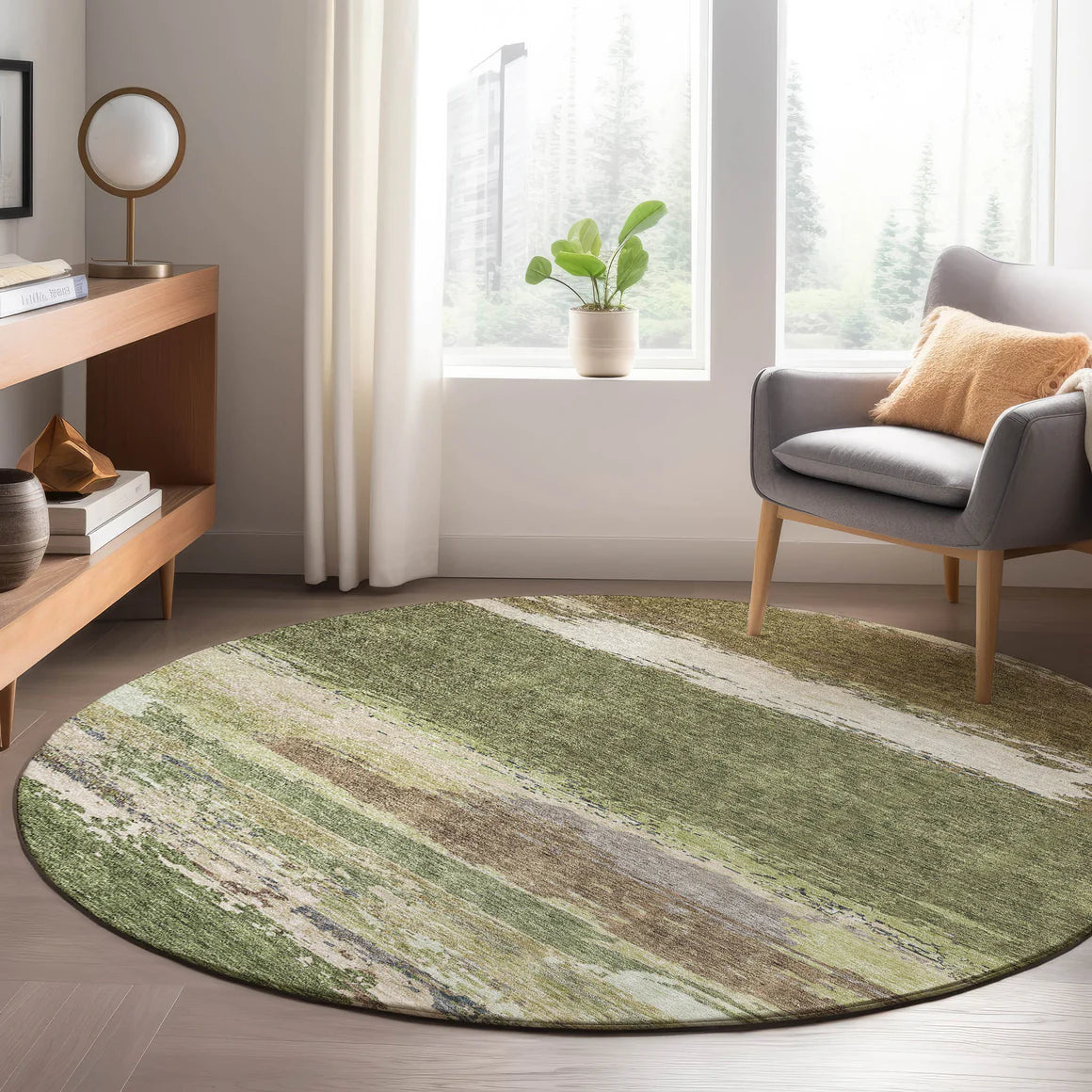 Trevi Olive Rug