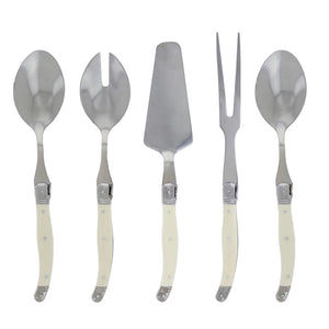 French Home Laguiole 5 Piece Hostess Set - Faux Ivory