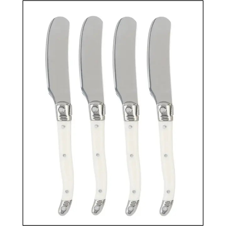 Laguiole 4-Piece Spreader Set with Faux Ivory Handles