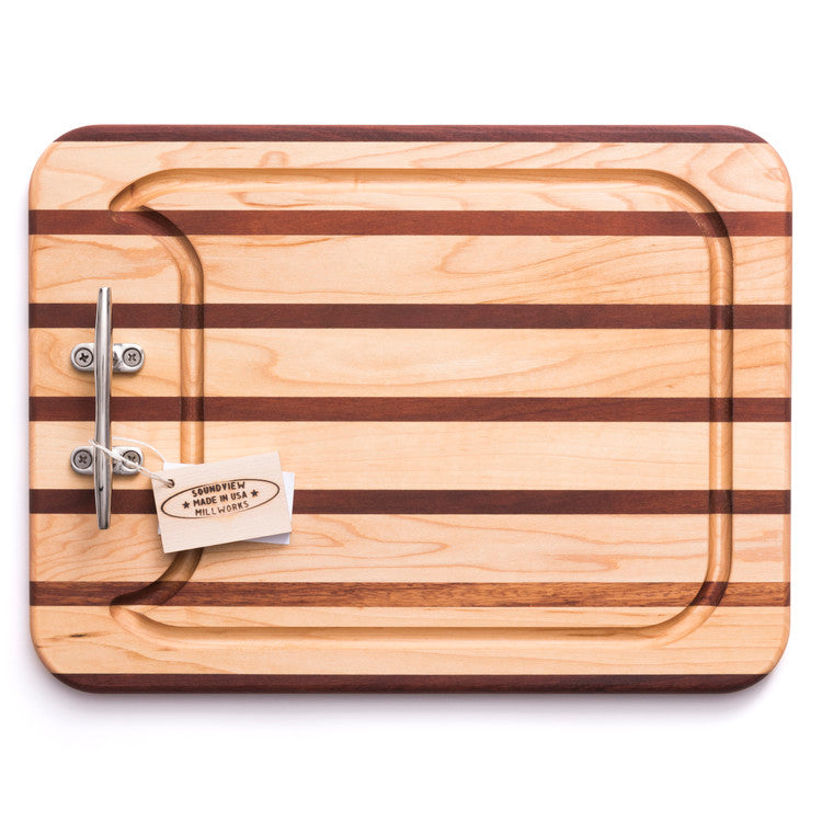 Nautical Cleat Appetizer Board Multi-Stripe