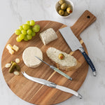 French Home 3-Piece Laguiole Cheese Knife Set with 'Sea Salt' Handles
