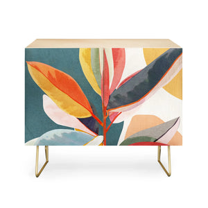 Colorful Branching Out 01 Credenza