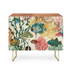 Coral Reef Deep Silence Credenza