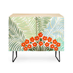 Palm Tree Leaf Bouquet Credenza