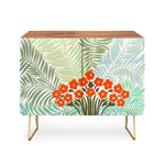 Palm Tree Leaf Bouquet Credenza