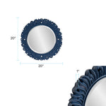 El Castillo Sun Mirror Navy Blue