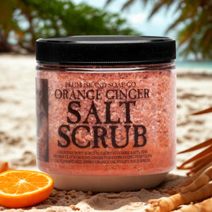 Orange Ginger Salt Scrub