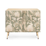 Palm Leaves Sage Credenza